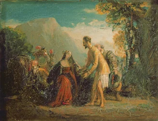 Don Quixote and Dorothea from Cervantes